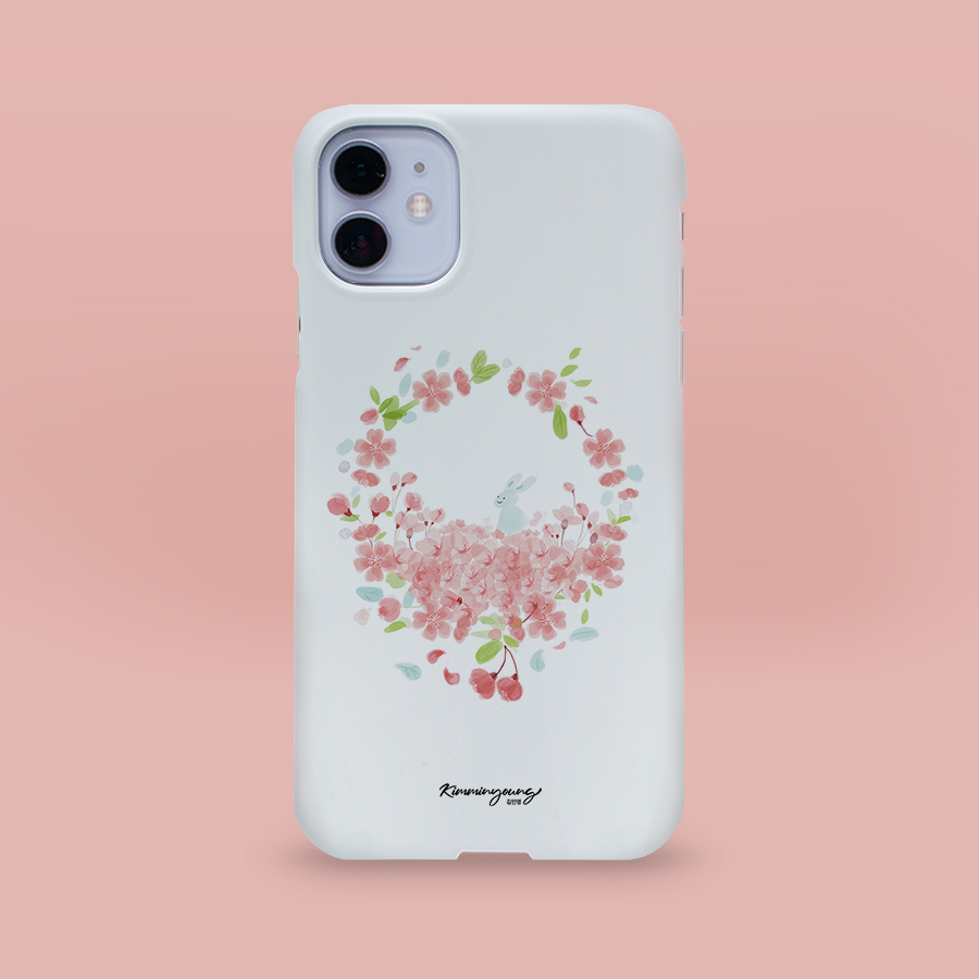 꽃길, 김민영작가 폰케이스 디자인 슬림 젤리 범퍼 카드 아이폰 15 갤럭시 S24