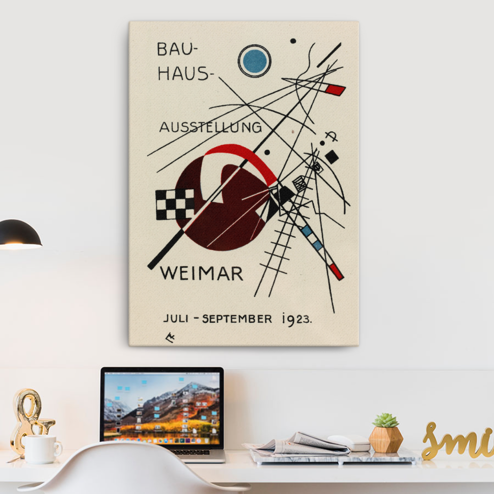 Postcard for the Bauhaus Exhibition 바실리 칸딘스키 캔버스 액자