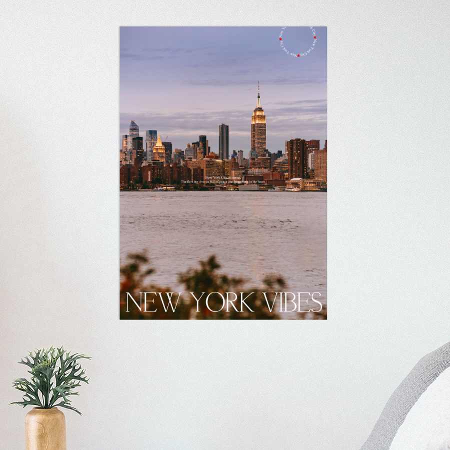 New york vibes 뉴욕바이브 conteenew 종이 포스터 A규격
